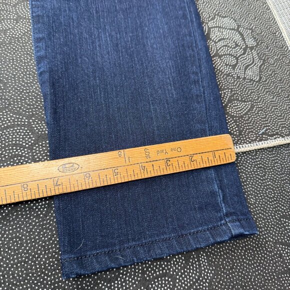 Style & Co Womens Size 10 Blue Straight-Leg Tummy Control Denim Jean Stretch - Picture 9 of 11